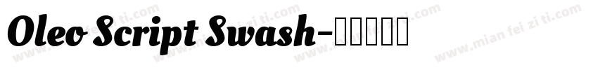 Oleo Script Swash字体转换